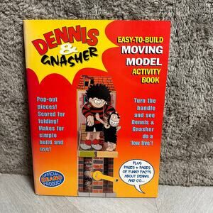 Dennis & Gnasher Easy to Build Moving Model Activity Book Beano NEW 2000 Vintage